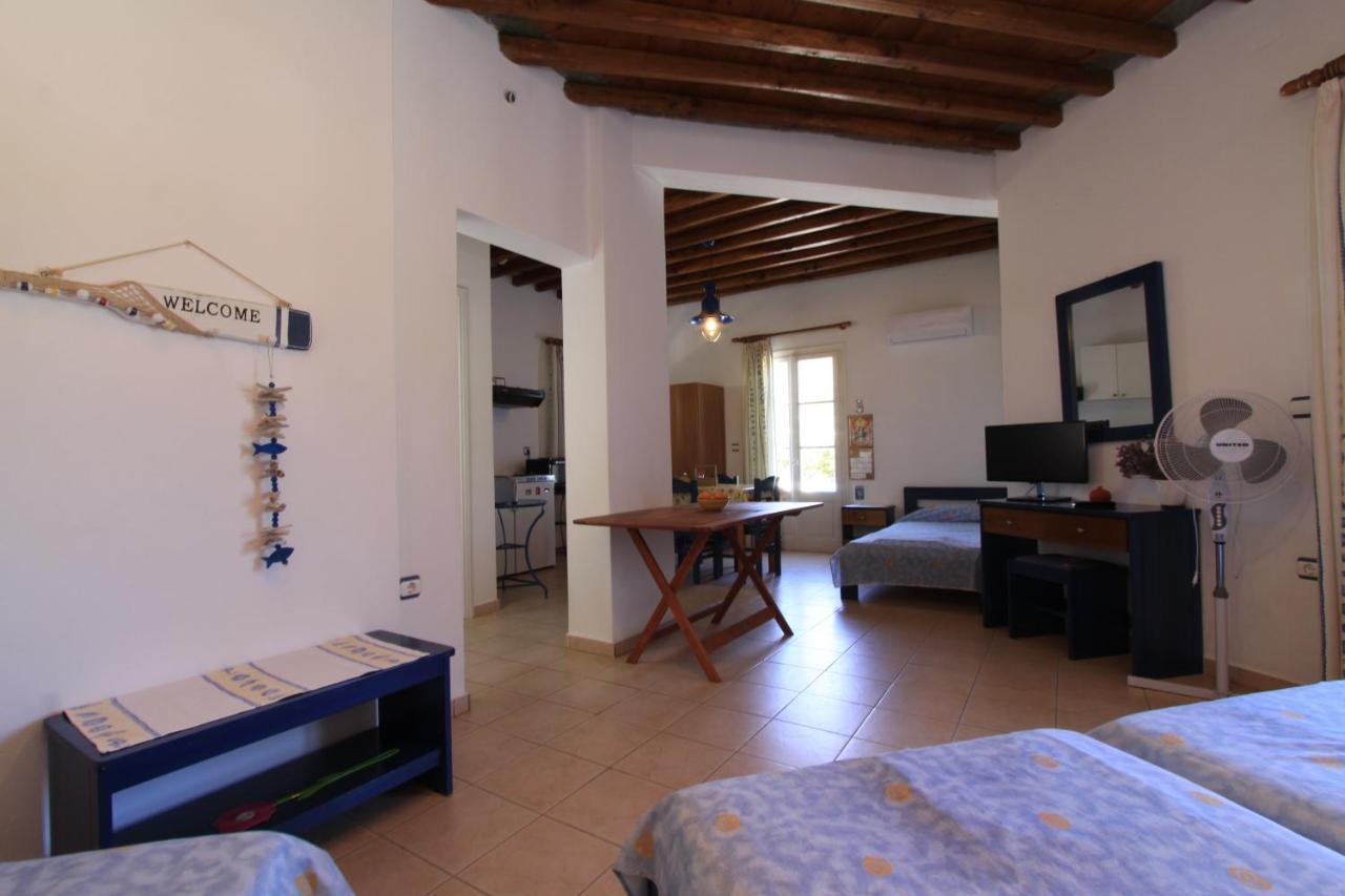 Smaragda Rooms & Studios Platis Gialos  Luaran gambar